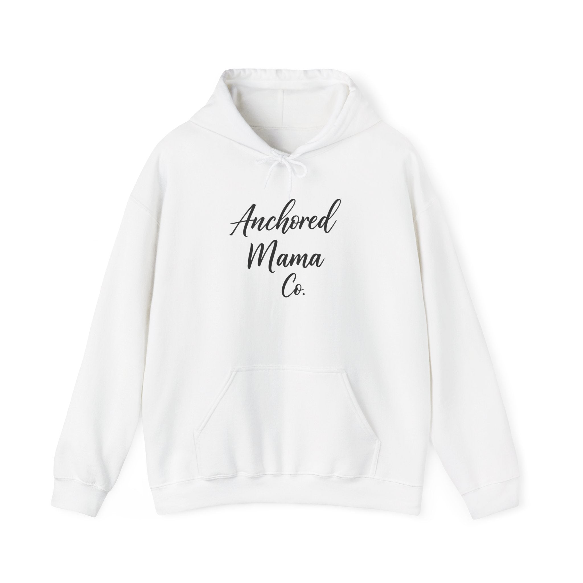 Anchored Mama Co. Hoodie — Cozy Mom Graphic Hoodie