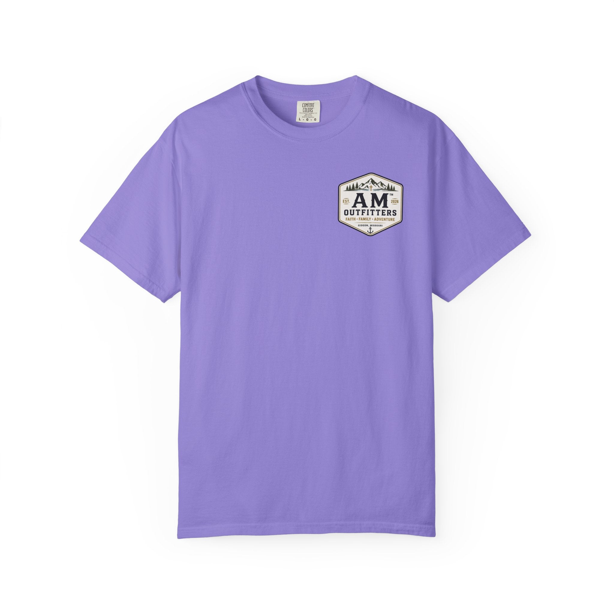 AM Outfitters Adventure T-Shirt — Mountain & Anchor Logo Tee