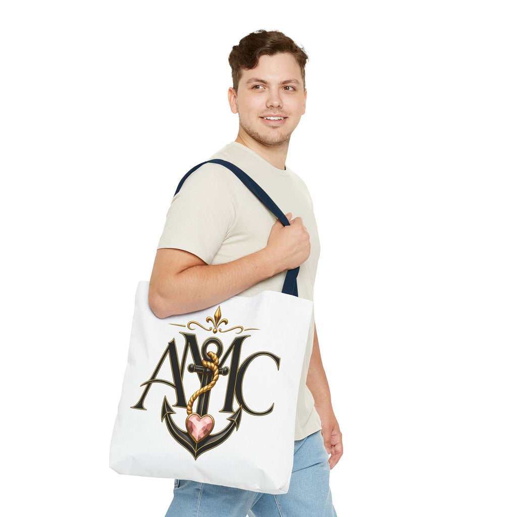 Anchored Mama Monogram Tote Bag | Vintage Anchor Market Tote