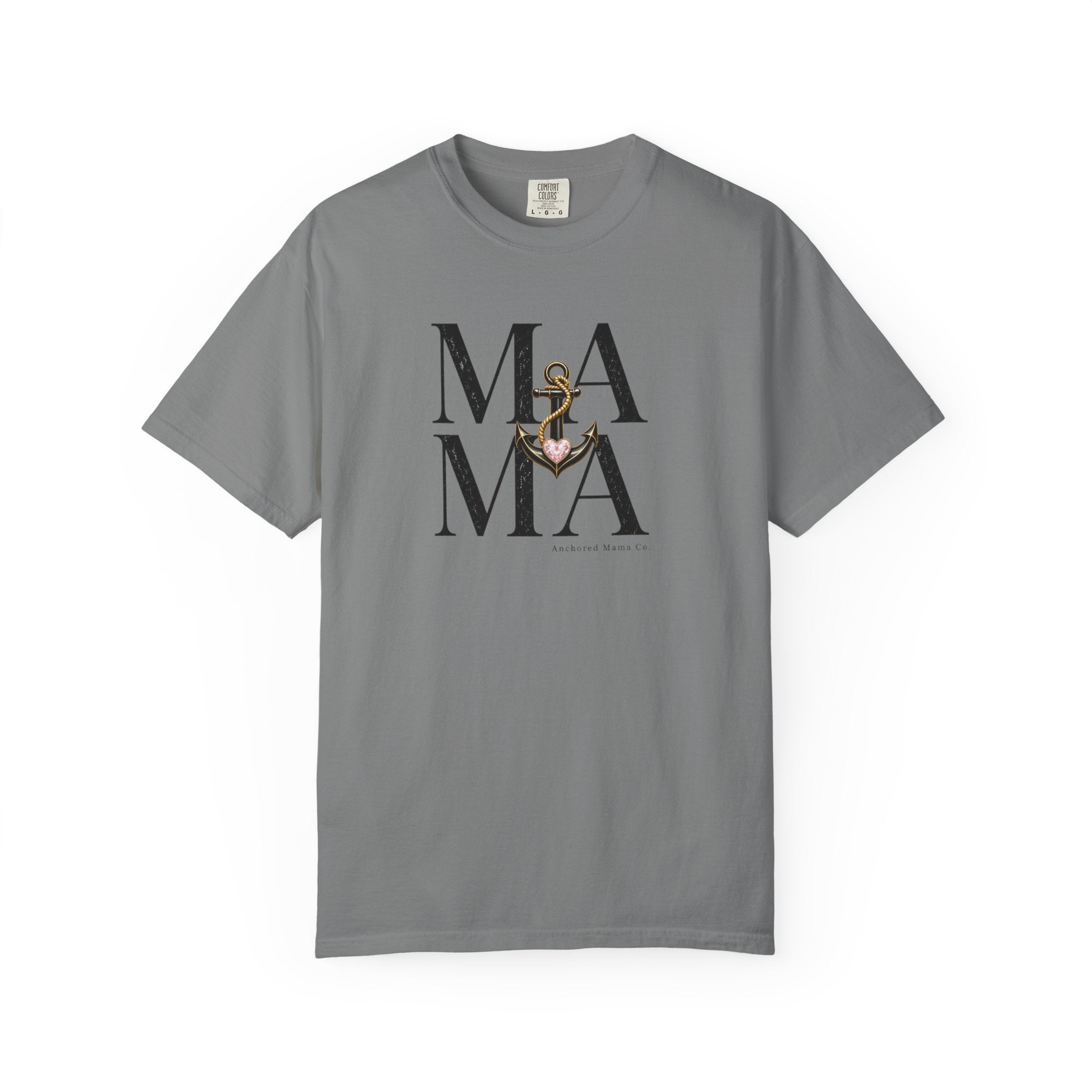 Mama Anchor T-Shirt — Nautical Mama Graphic Tee