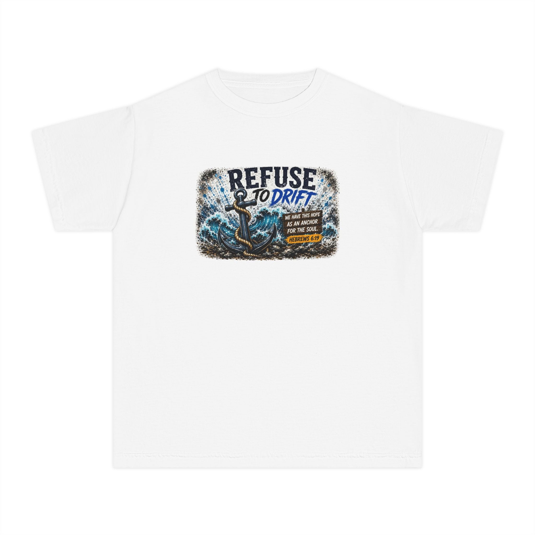Refuse to Drift Youth Tee — Ocean Rescue Surf Life-Saving Shirt