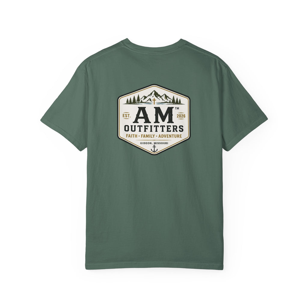 AM Outfitters Adventure T-Shirt — Mountain & Anchor Logo Tee