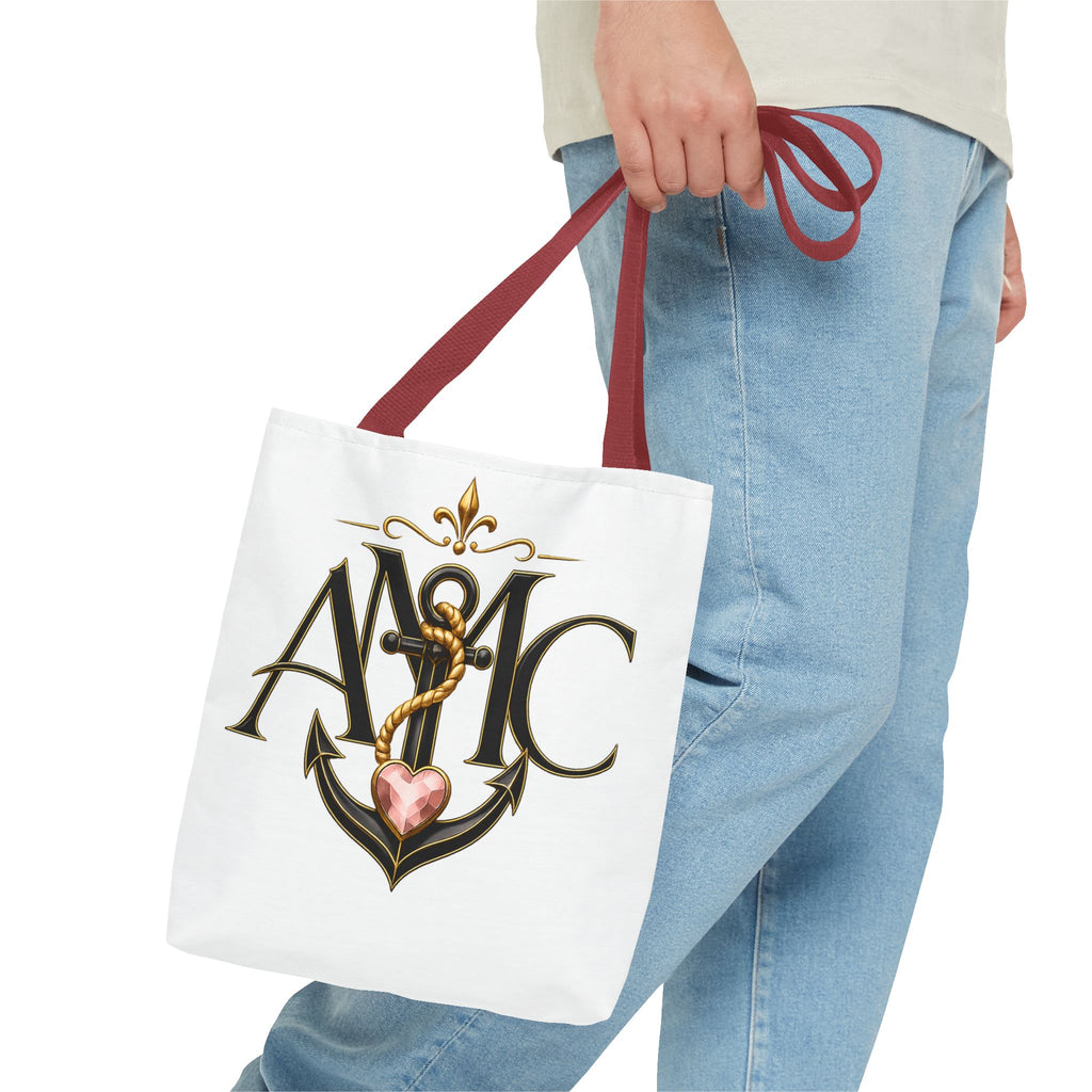 Anchored Mama Monogram Tote Bag | Vintage Anchor Market Tote