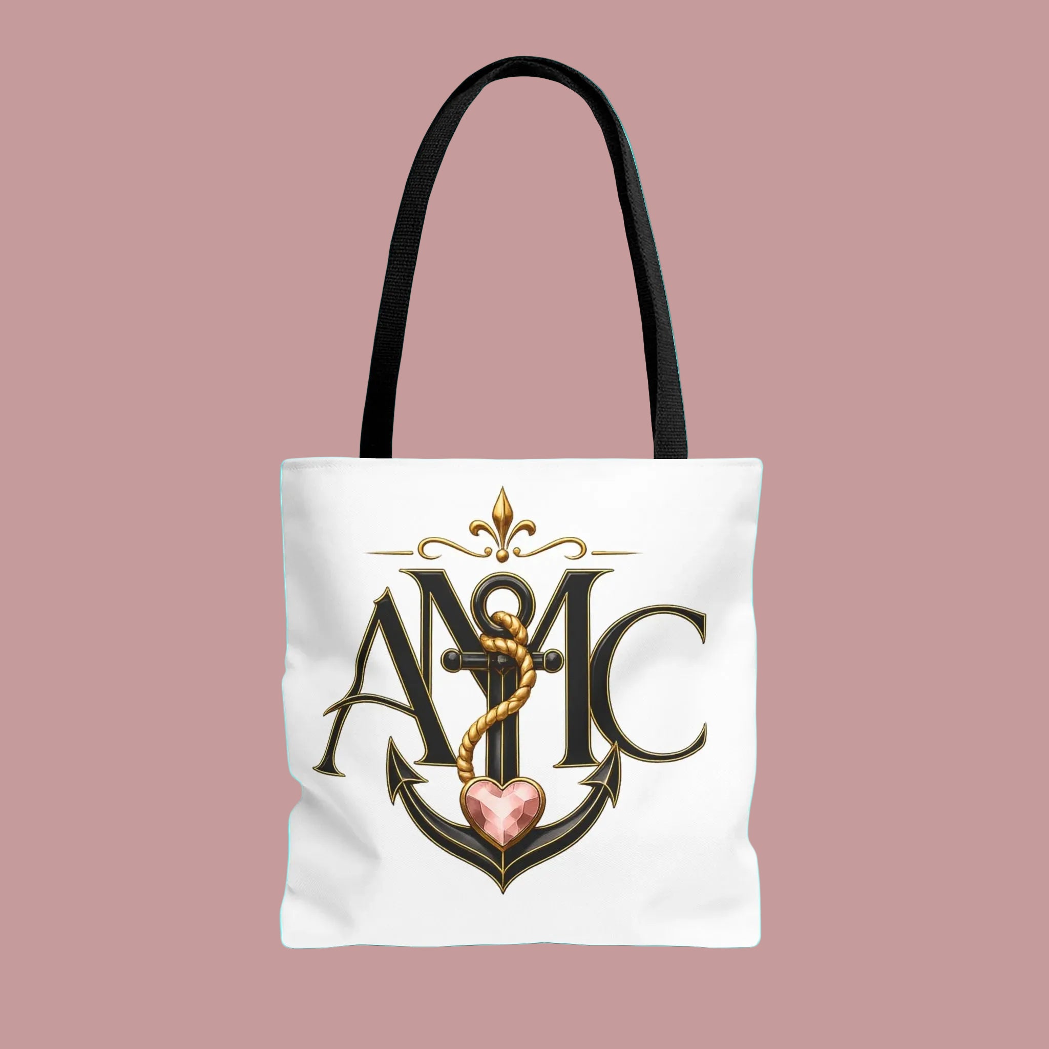 Anchored Mama Monogram Tote Bag | Vintage Anchor Market Tote