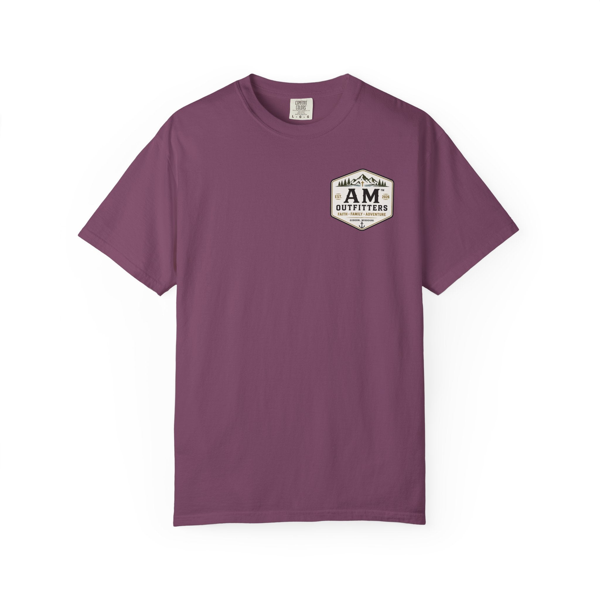 AM Outfitters Adventure T-Shirt — Mountain & Anchor Logo Tee