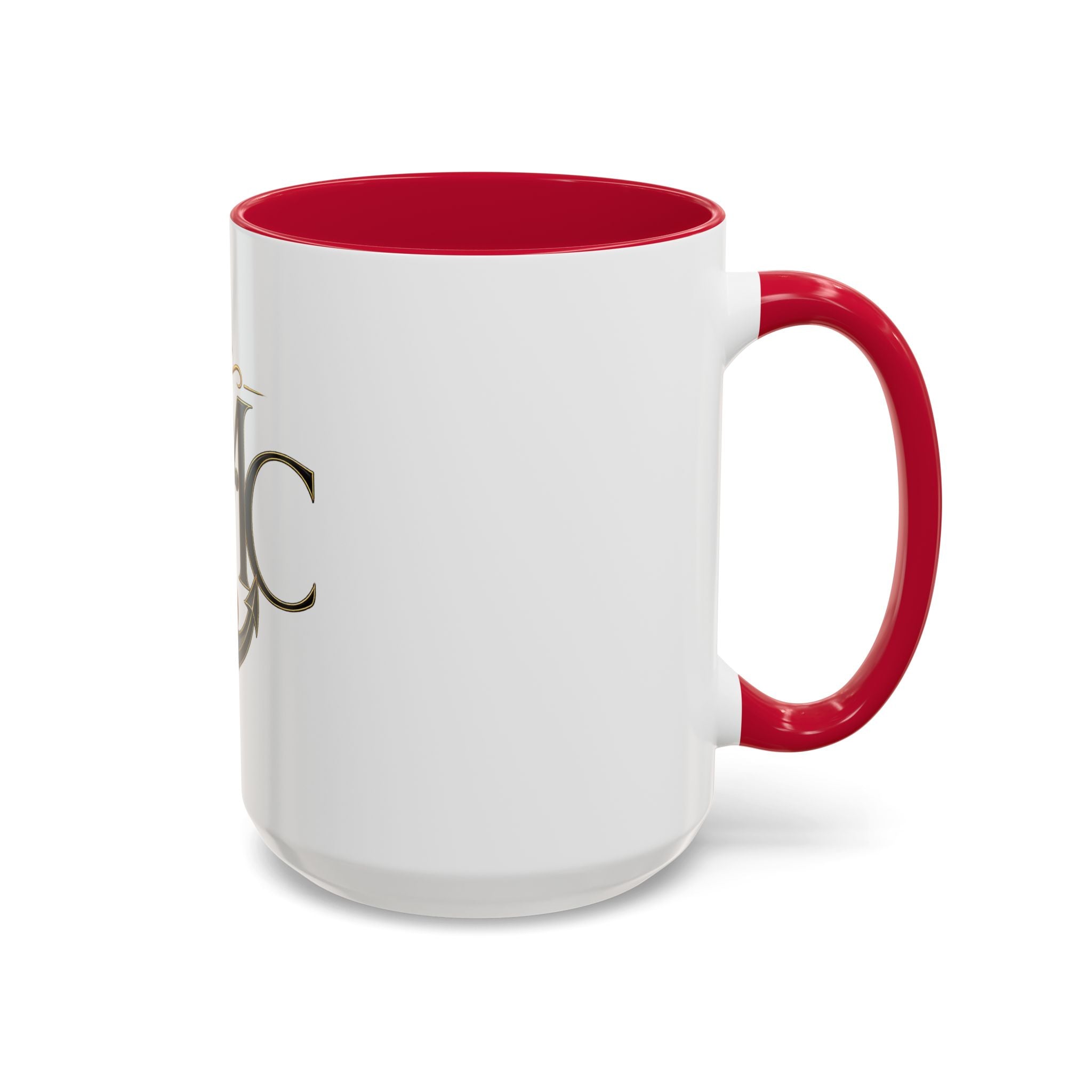 Anchor Heart Monogram Ceramic Mug | Anchored Mama Co. | 11oz & 15oz Coffee Cup