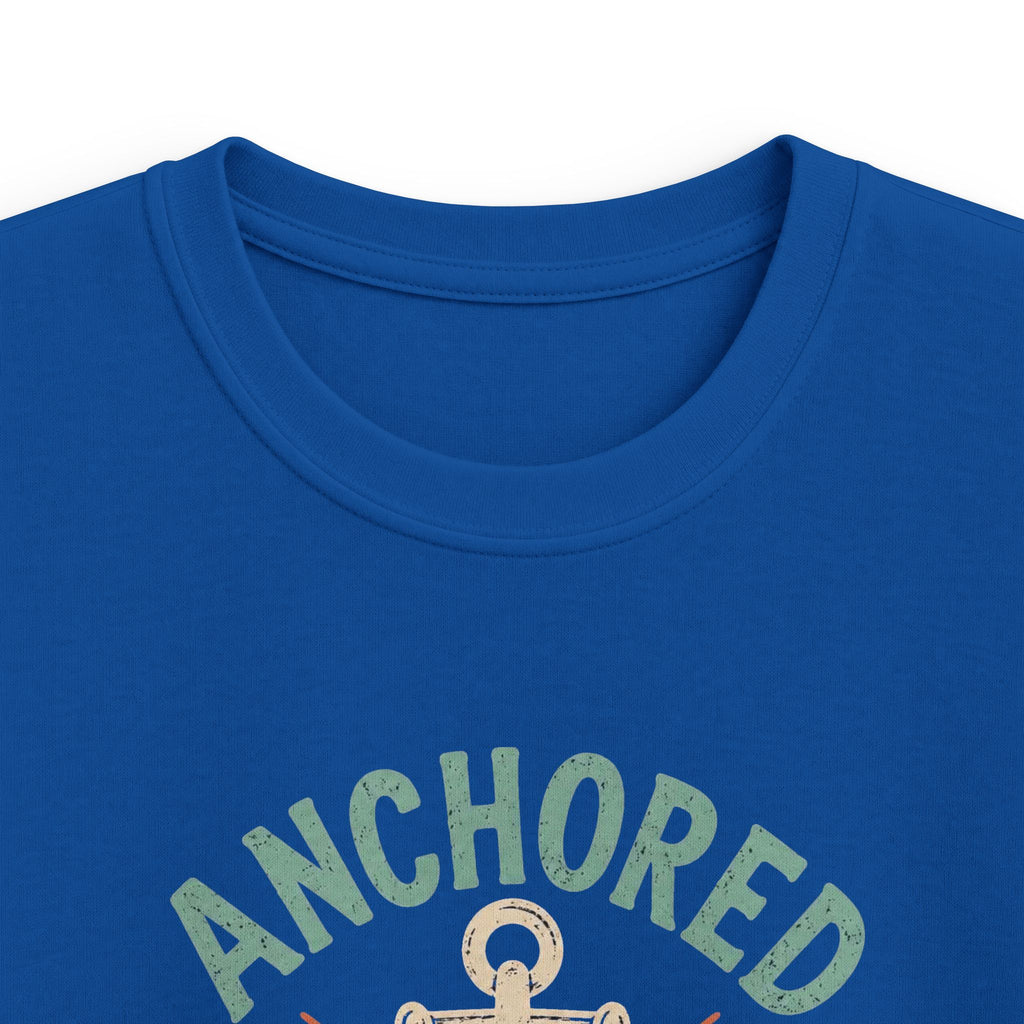 Kids Anchor Crew T-Shirt — "Anchored Crew" Nautical Tee for Boys & Girls