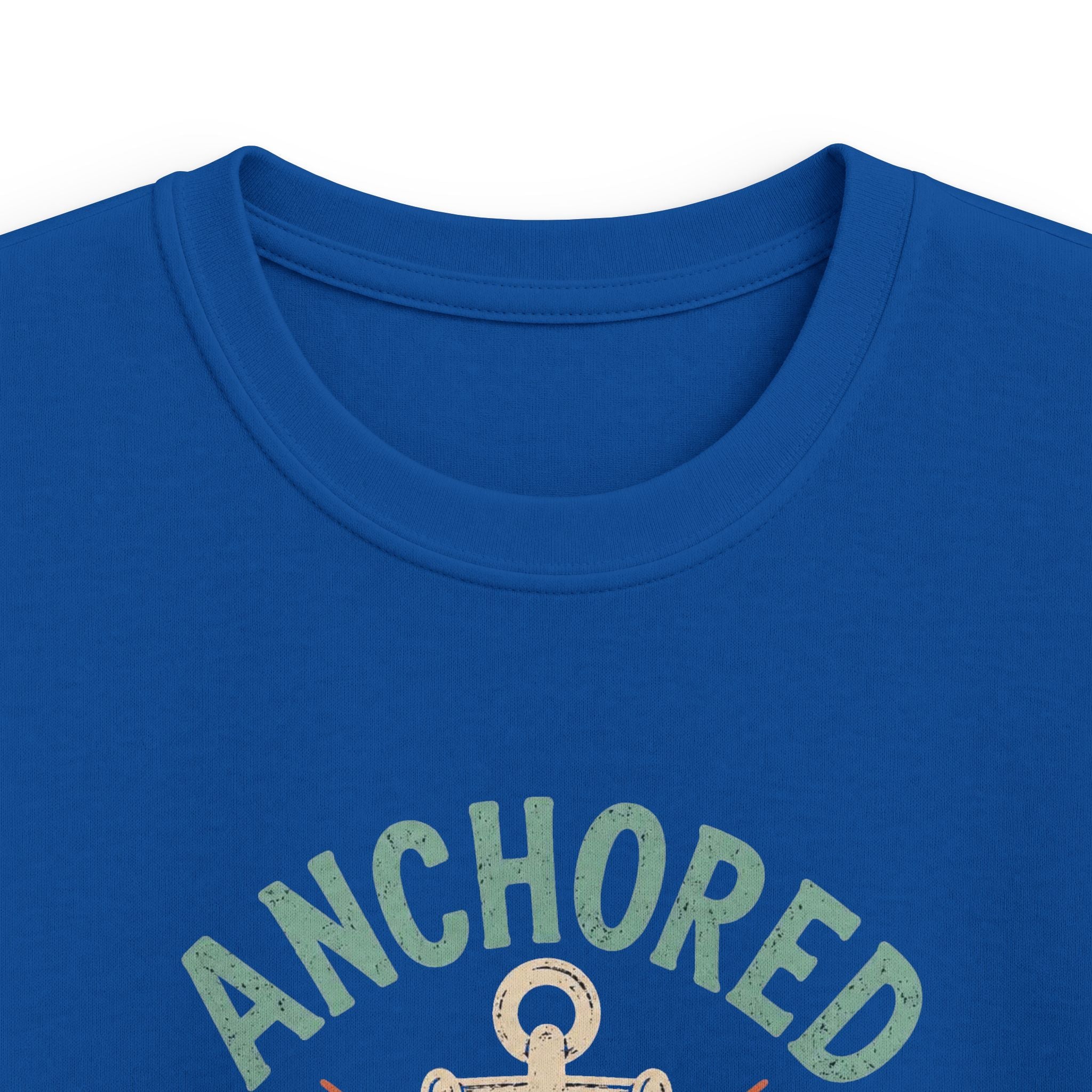 Kids Anchor Crew T-Shirt — "Anchored Crew" Nautical Tee for Boys & Girls
