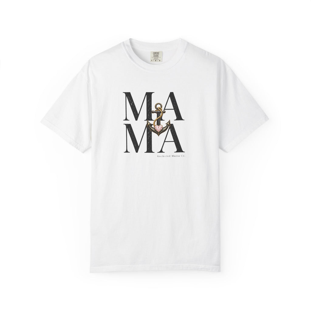 Mama Anchor T-Shirt — Nautical Mama Graphic Tee