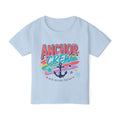 Toddler T-Shirt — "Anchor Crew" Nautical Graphic Tee (We’re Anchored Together)