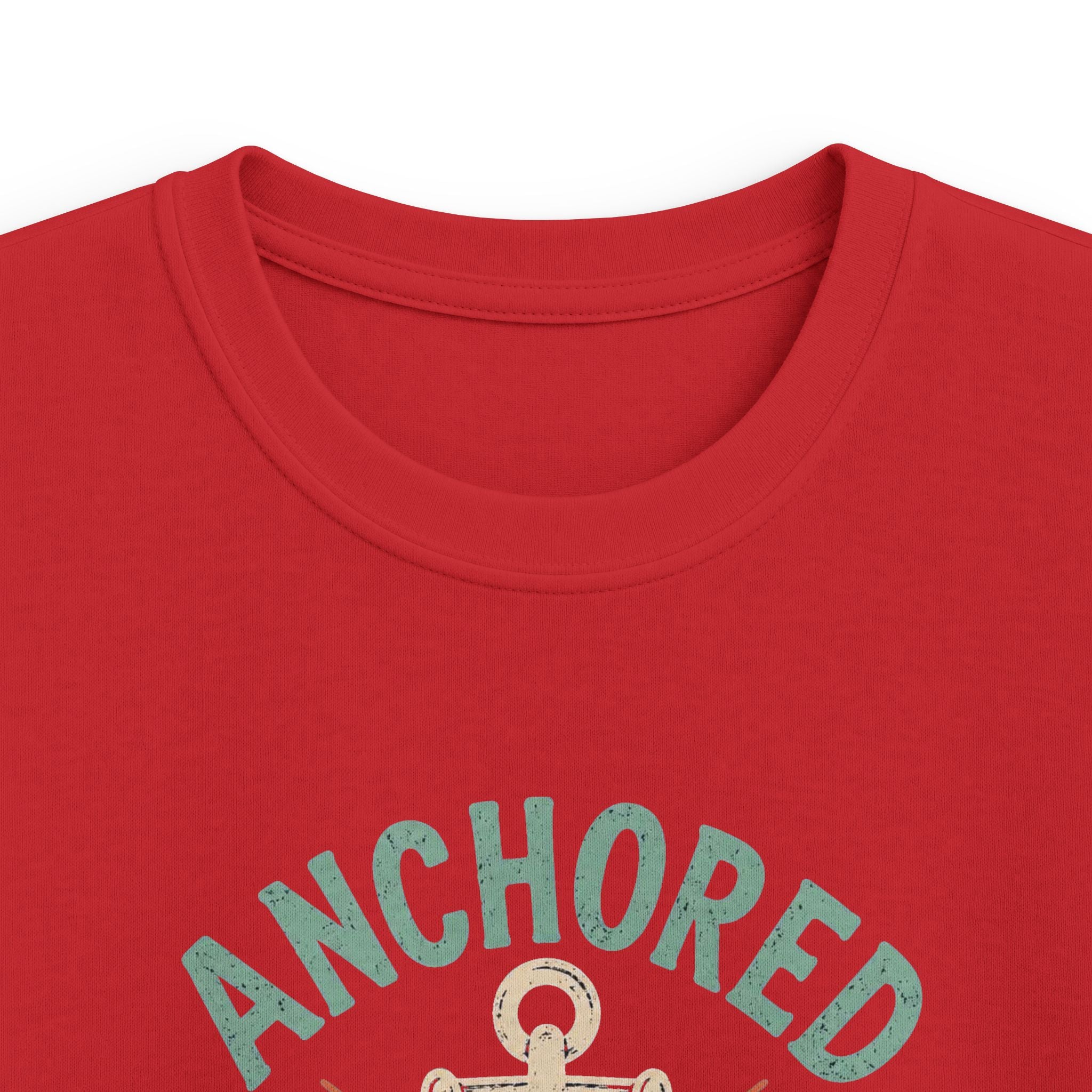 Kids Anchor Crew T-Shirt — "Anchored Crew" Nautical Tee for Boys & Girls