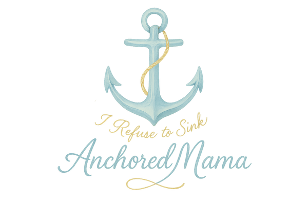 Generated anchor design for Anchored Mama brand